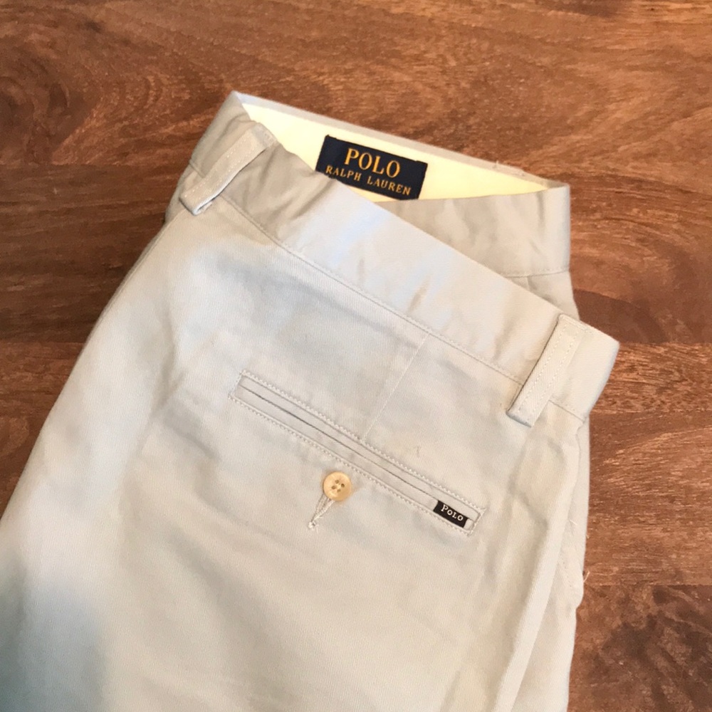 Light Blue Polo Ralph Lauren Khakis 32x32